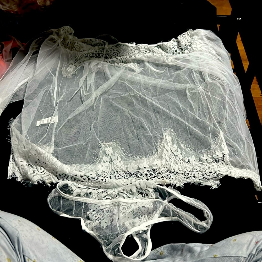 Cute little night dress for bed or sleepware.